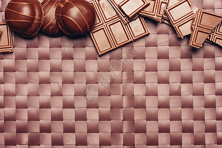 背景图像巧克力和糕点质地糖果图片