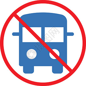旗帜车辆街道公共汽车注意力禁令交通学校红色插图警告图片