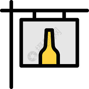酿酒师啤酒徽章木头店铺横幅酒精工艺酿造餐厅字形图片