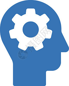 思维定势头脑学生创新标识智力技术思考商业创造力教育图片