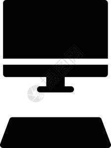 计算机电脑商业监视器屏幕展示键盘办公室插图黑色技术桌面图片