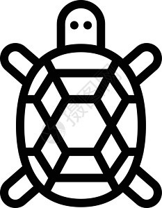 海龟黑色乌龟爬虫白色动物园海洋标识生活网络插图背景图片