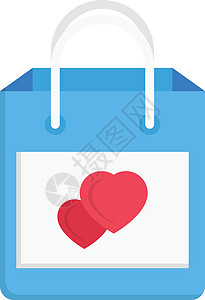 礼品袋插图婚礼购物中心销售婚姻网络购物者市场零售标识图片