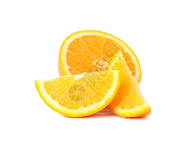 橙色柑橘 在白色背景上分离成碎片健康宏观食物热带橙子果皮水果橘子饮食果汁图片