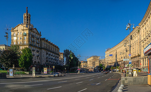 乌克兰基辅的历史性建设名胜胡同建筑广场纪念碑建筑学历史景观首都旅行图片