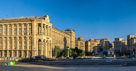 乌克兰基辅主要邮局历史首都旅游景观纪念碑正方形城市建筑学广场酒店图片