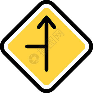 侧边黑色标识安全木板运输白色标志交通警告黄色图片