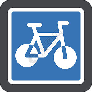 骑自行车车道黑色运动黄色运输交通警告蓝色驾驶圆形图片