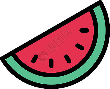 水果果插图网络水果绿色营养饮食甜点食物图片