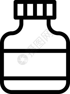 墨水罐绘画学校插图教育艺术喷泉鹅毛笔黑色墨壶书法图片