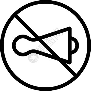 角分贝喇叭木板信号注意力圆圈禁令警告体积安全图片