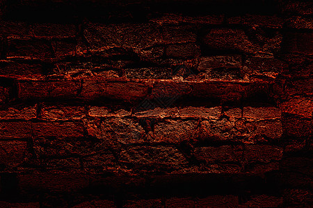旧砖墙建筑学历史材料建筑石方岩石水平纹理墙壁红色图片