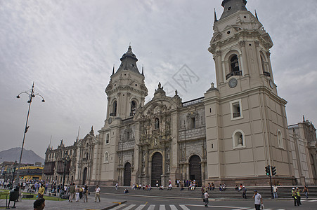 利马 旧城街景 秘鲁 南美洲建筑博物馆拉丁旅游景点殖民历史历史性假期中心图片