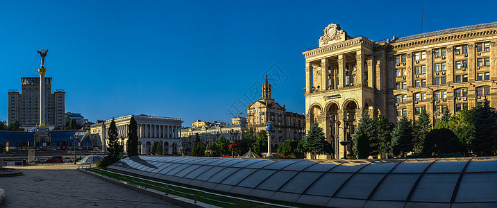 乌克兰基辅的建筑学酒店正方形景观建筑历史柱子名胜广场城市图片