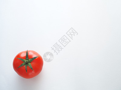 白底红番茄沙拉饮食美食种子厨房西红柿蔬菜背景图片