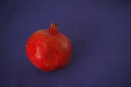 石榴 种族颜色的圆果子水果甜点蓝色红色谷物圆形美食白色热带美味图片