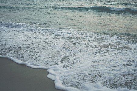 海洋海浪海滩夏日夏季背景景观在度假时的基调逐渐淡化假期波纹热带旅行支撑太阳风景天空海浪泡沫图片