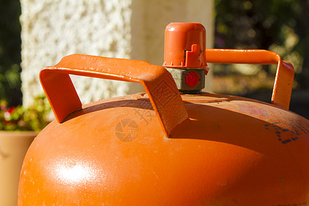 西班牙传统金属丁烷气瓶 西班牙橙子运输烹饪调节器压力厨房野营活力娱乐旋转图片