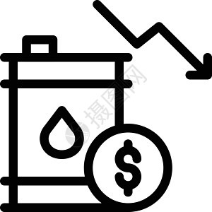 美元贬值库存金融石油汽油气体损失全球数据价格活力图片