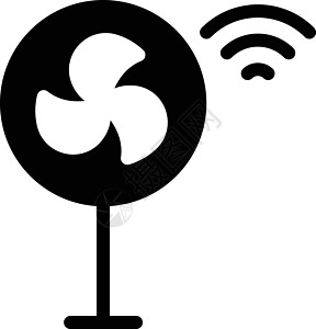 风扇无线电脑圆圈电气鼓风机网络成功商业插图蓝色原子图片