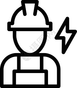 工程师头盔劳动插图互联网安全帽承包商工程男人男性建筑师图片
