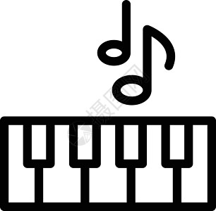 钢琴砖的旋律乐器音乐家插图象牙音乐瓷砖钢琴家艺术键盘韵律图片