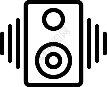 woofer 呜插图音乐体积声学扬声器娱乐力量技术电子立体声图片