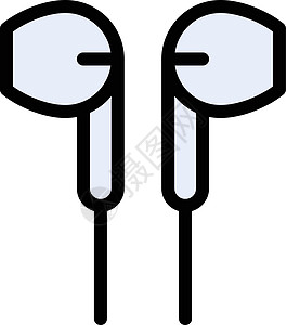 耳听器扬声器体积工具技术配饰娱乐耳朵立体声工作室插图图片
