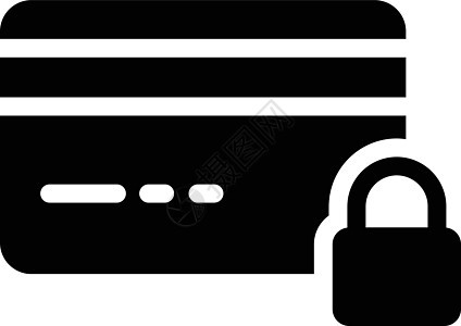 锁安全卡片服务互联网柜员机借方商业银行业购物信用背景图片