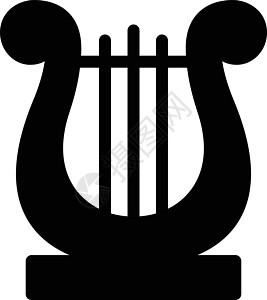 哈音乐会插图白色工作室乐器黑色细绳音乐旋律乐队图片