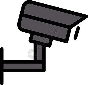 闭路电视博物馆电子警告视台技术监视控制黑色安全监控背景图片
