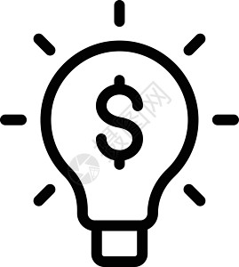 想法多拉灯泡黑色金融致富财富投资协议商业测试创造力图片