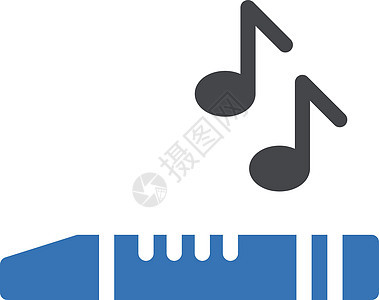 长笛音乐白色插图乐器音乐会艺术黑色旋律技术互联网背景图片