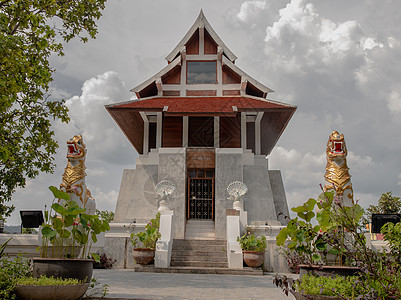 Rachanuuson的佛教寺庙风格雕塑天堂建筑学旅游历史性艺术信仰文化建筑图片