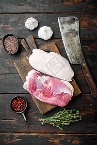 生鲜鸭肉菜刀产品高清图片