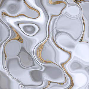 美丽逼真的灰色抽象大理石抛光金子插图奢华艺术玛瑙材料海浪海洋裂纹图片