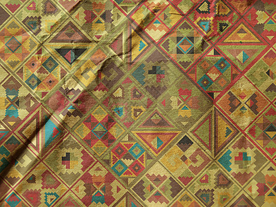 古代印加 Ar插图纺织品美人织物墙纸绘画热带组织编织羊毛图片