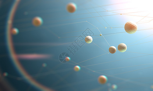 科技背景 网格和网络设计墙纸代码科学插图数据互联网蓝色医学研究化学图片