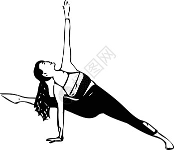 美丽的运动适合瑜伽女人练习瑜伽温泉女性女孩活动女士活力灵活性冥想姿势沉思图片