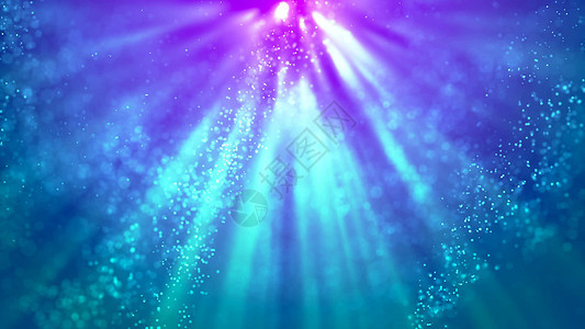 背景与漂亮的抽象水下场景蓝色艺术液体闪光海洋射线动画片阳光星星潜水图片