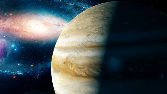 来自深空的木星 3D 翻转过程星云地球乳白色天文学科学卫星日出天空彗星海王星图片