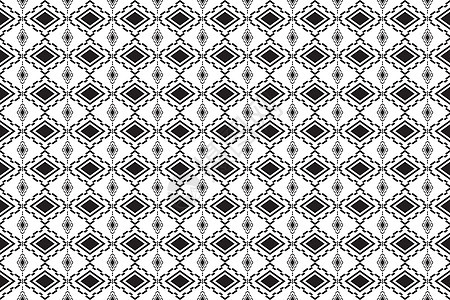 几何设计图案面料民族东方传统抽象黑白正方形艺术黑色窗帘包装蜡染打印三角形墙纸衣服图片