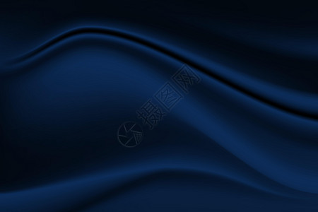 抽象波浪豪华深蓝色 布料质地波浪阴影柔软皱巴巴的织物背景海浪流动坡度框架窗帘奢华插图起皱纺织品蓝色图片