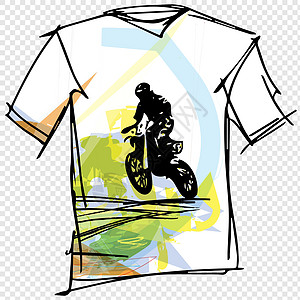 运动鞋乐趣摩托车插图力量自行车极限竞赛头盔摩托衬衫图片