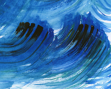 抽象水彩绘背景墨水艺术印迹海浪洗图工艺染料创造力绘画帆布背景图片