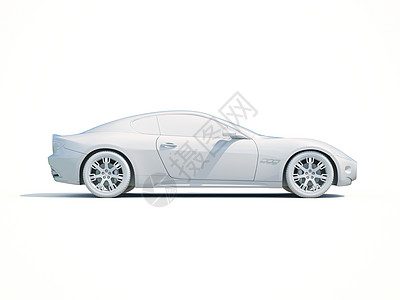 3d车白色空白模版模板图标汽车工业运输服务修理车辆轿车汽车3d图片
