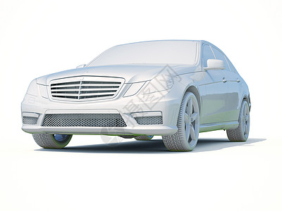 3d车白色空白模版修理维修车身图标车辆保养汽车工业轿车豪车跑车图片