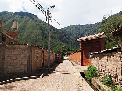 秘鲁库斯科市山脉旅游殖民游客旅行文化假期地标石头建筑物图片