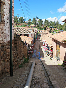 秘鲁库斯科市假期建筑物文化山脉房屋旅行街道殖民旅游地标图片