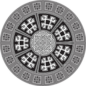 古代背景 它制作图案矢量剪贴簿纹理计算机文化风格绘画艺术绘图住民装饰图片